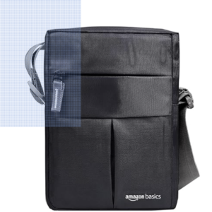 Sling Bag/Crossbody Bag with Adjustable Strap for Daily and Travel Use, Durable, Water-Resistant, Travel-Friendly (Unisex, Black)